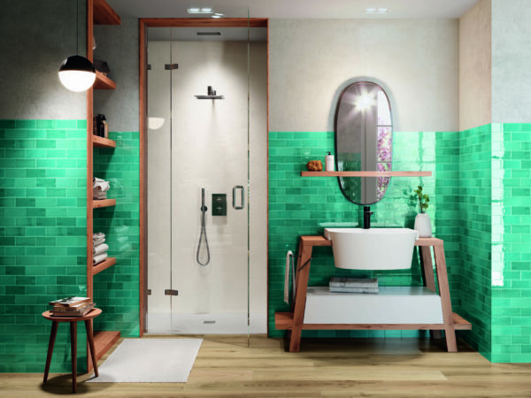 Memories Acqua ceramic tile