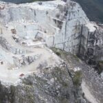 Aerial view of Luce Di Carrara Quarry
