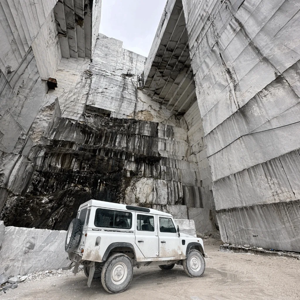 Quarry in Italy where we source our marble from
