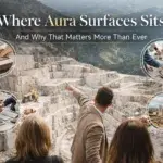 Group of clients with a surface consultant overlooking a marble quarry, illustrating the journey from material sourcing to design collaboration and project delivery