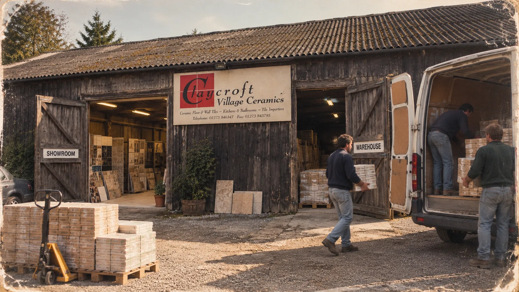 Claycroft Village Ceramics in Ditchling, the early tile business that began the Aura Surfaces story